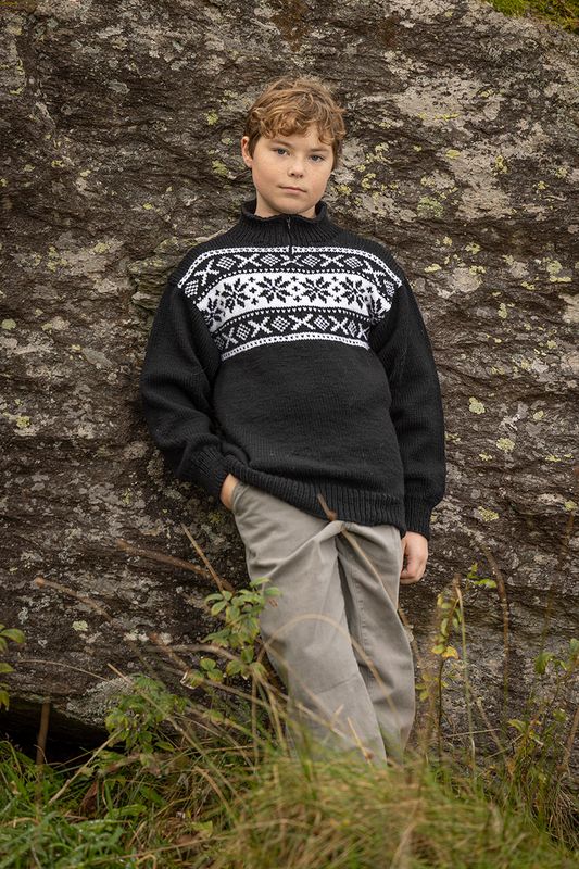 Tradisjon genser med zip