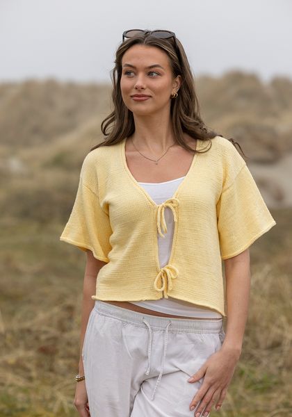 Hovedbilde Silke jakke gul