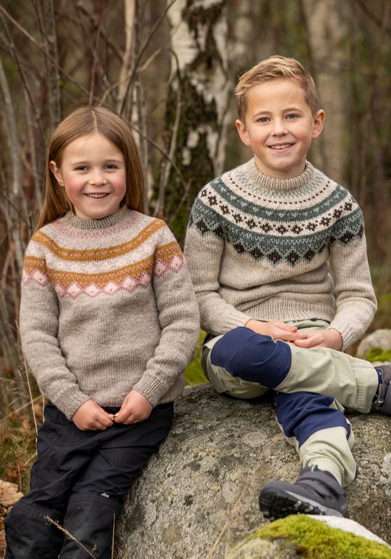 Fjellbris beige barn