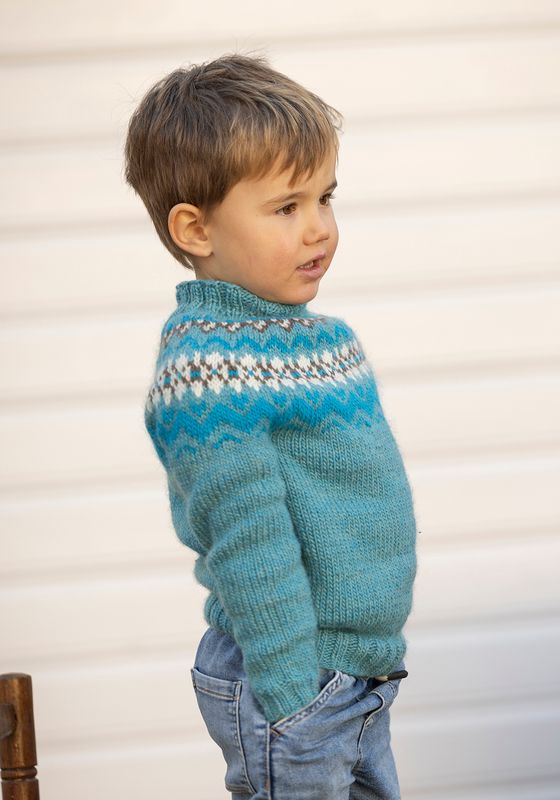 Jonstøl genser turkis