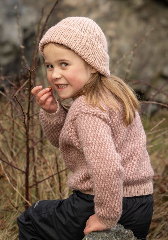 Himling genser pudderrosa