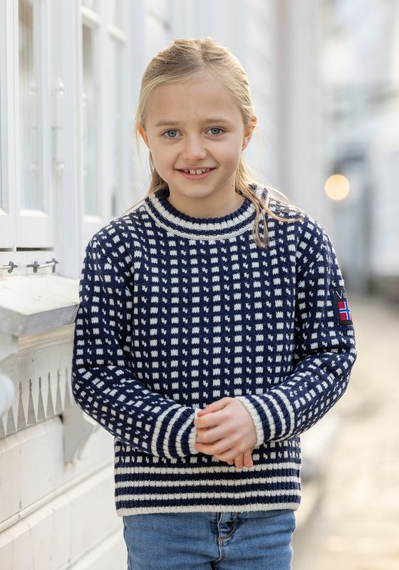 Islender Ullgenser barn Marine