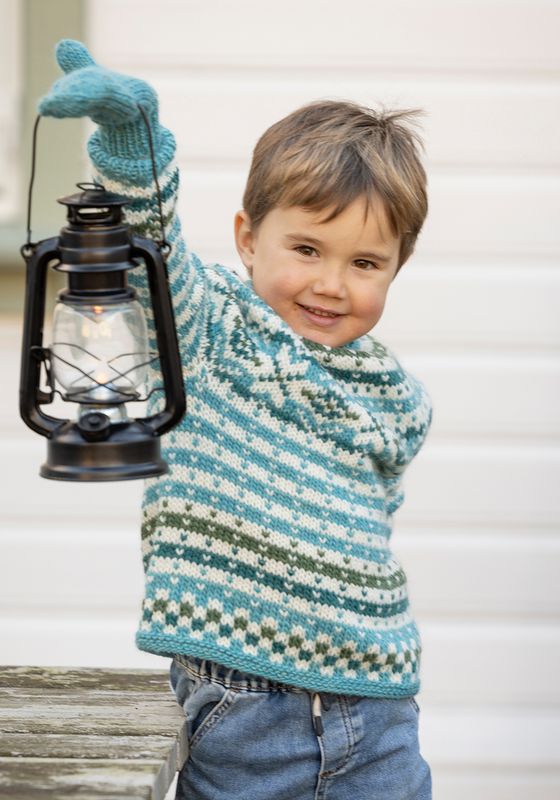 Fanastøl genser turkis