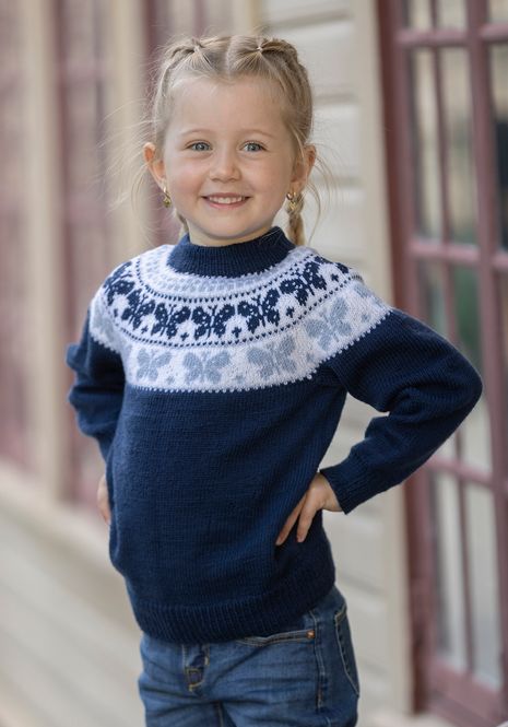 Hovedbilde Butterfly genser marine