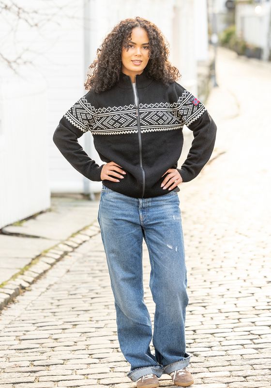 Setesdal Ulljakke Raya Svart/hvit-Unisex