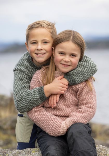 Hovedbilde Himling genser pudderrosa