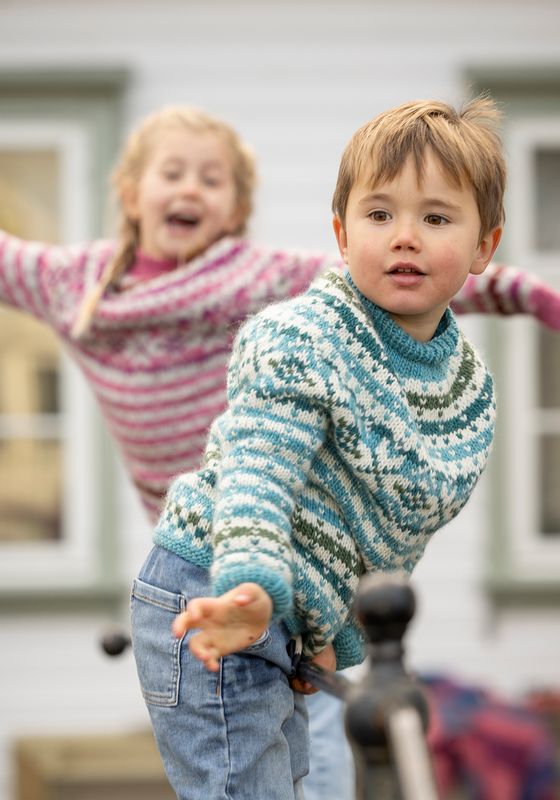 Fanastøl genser turkis